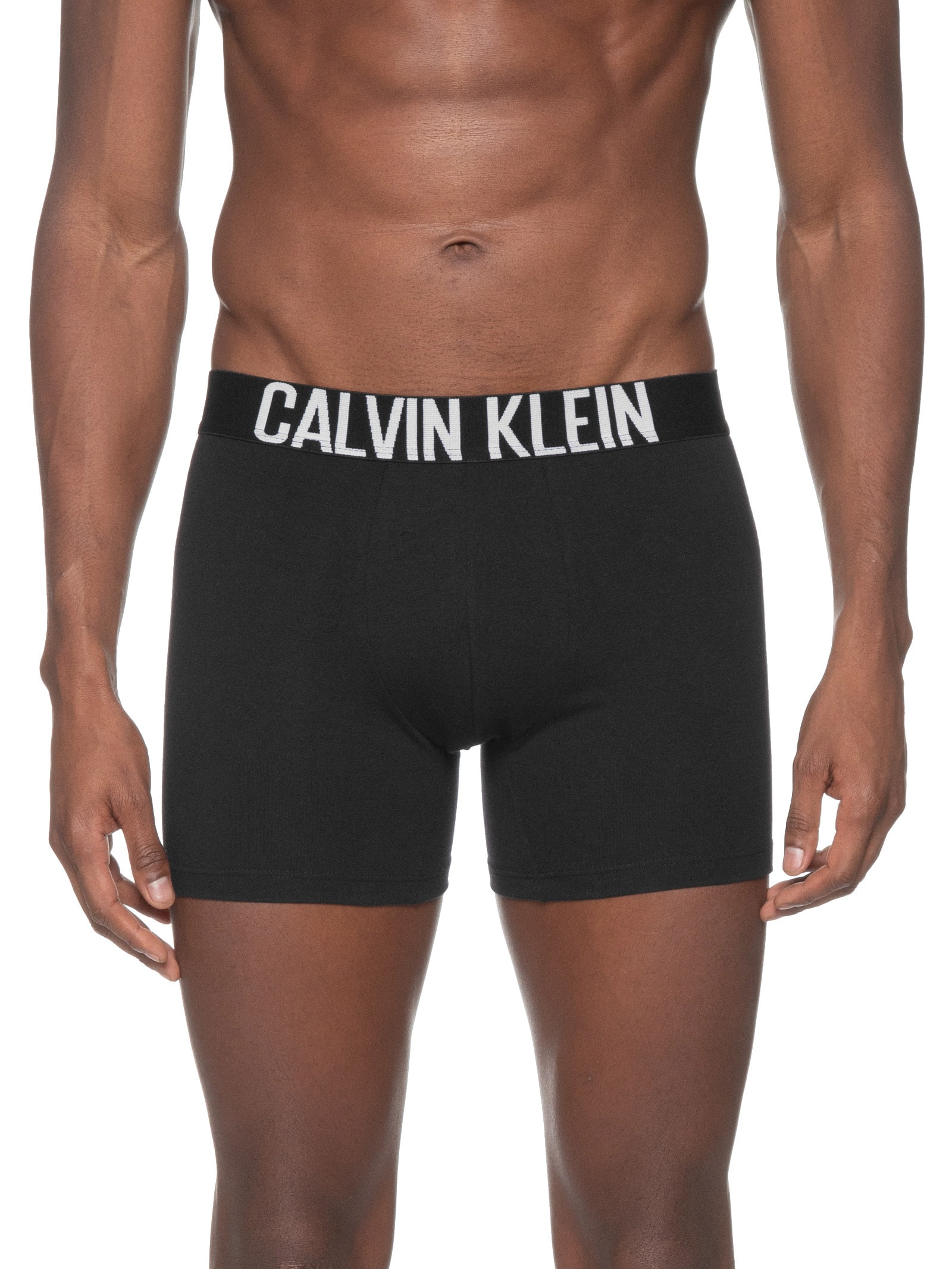 Kit 2 Cuecas Boxer Cotton Recycled Intense Power Preto Calvin Klein Underwear
