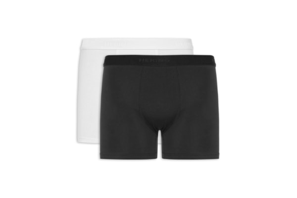 Kit 2 Cuecas Boxer Em Algodão Pima - Branco