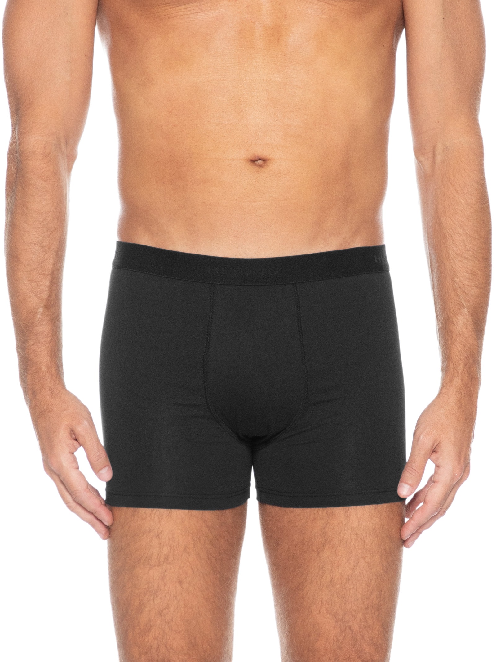 Kit 2 Cuecas Boxer Em Algodão Pima Branco Hering Intimates