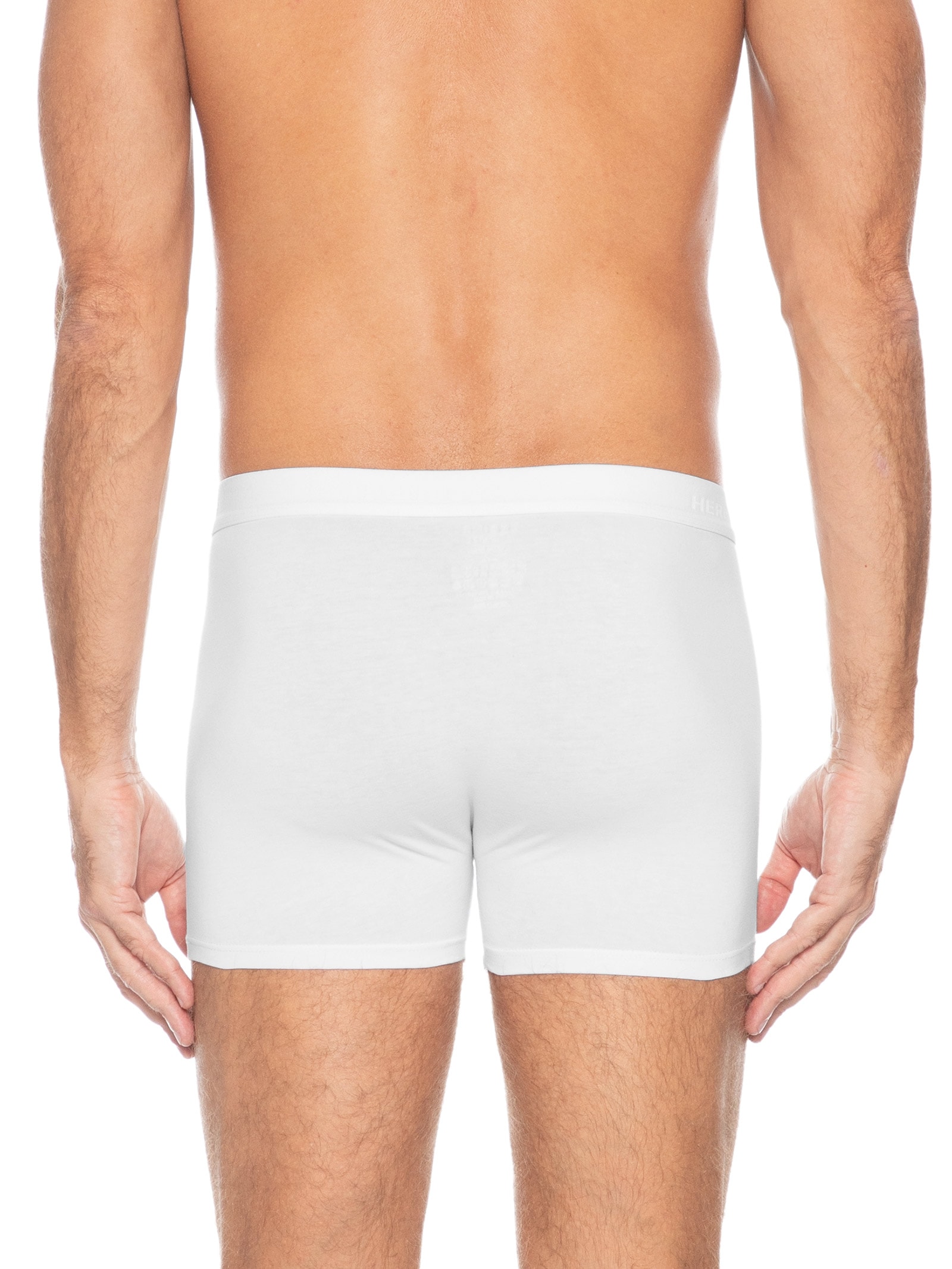 Kit 2 Cuecas Boxer Em Algodão Pima Branco Hering Intimates