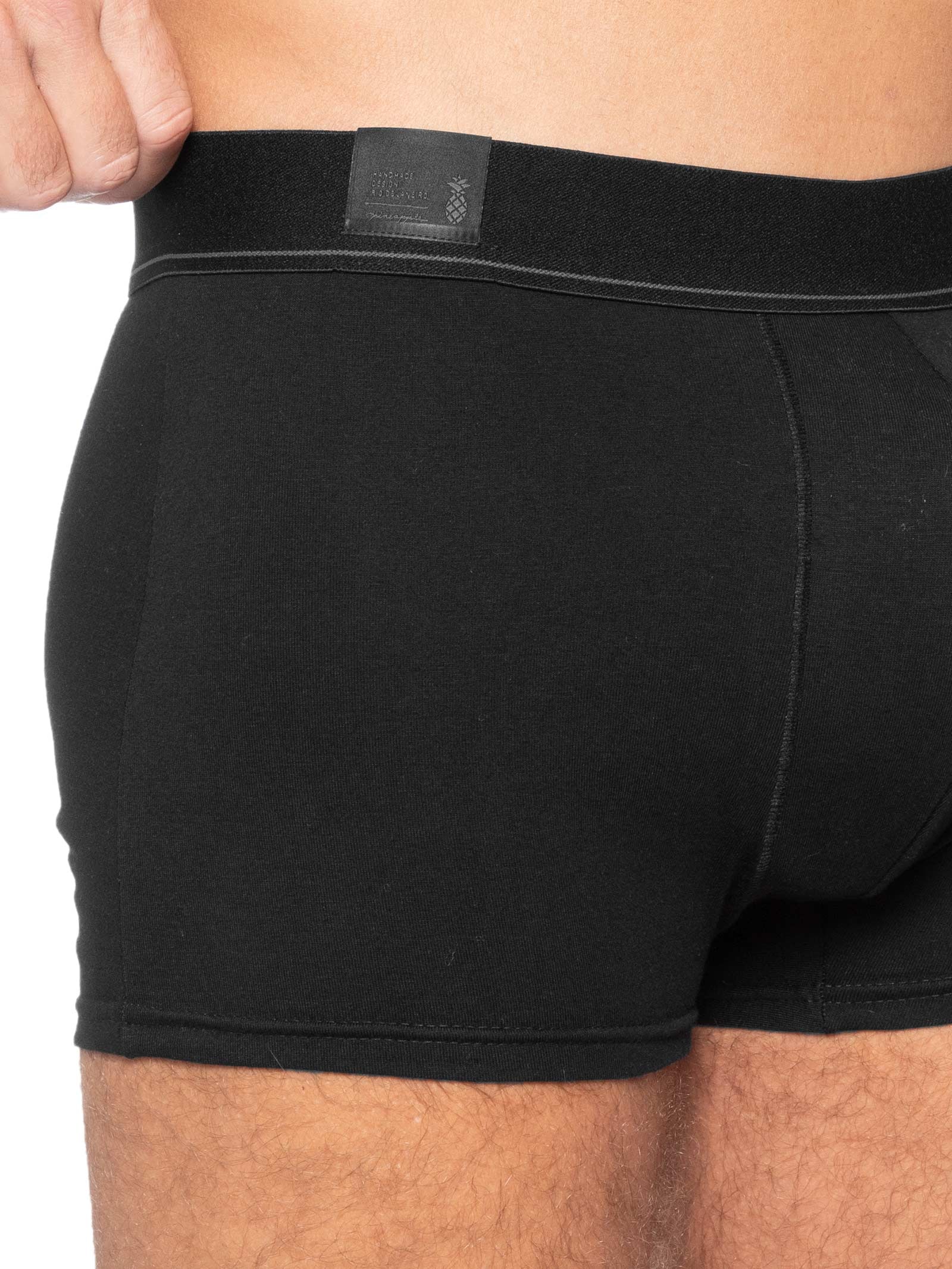 Kit 2 Cuecas Masculinas Trunk Fio 40 Preto Pineapple