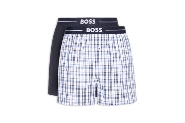 Kit 2 Cuecas Samba Canção Boxer - Azul