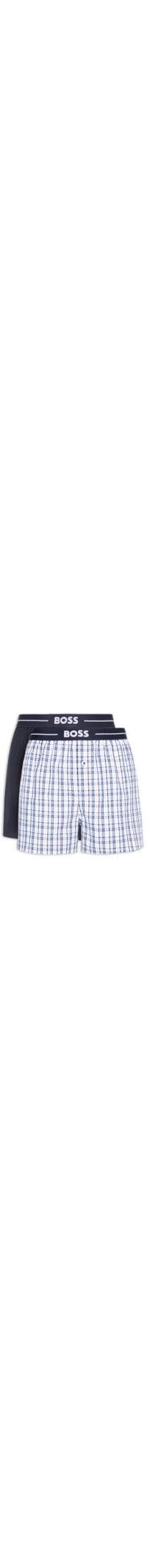 Kit 2 Cuecas Samba Canção Boxer - Azul