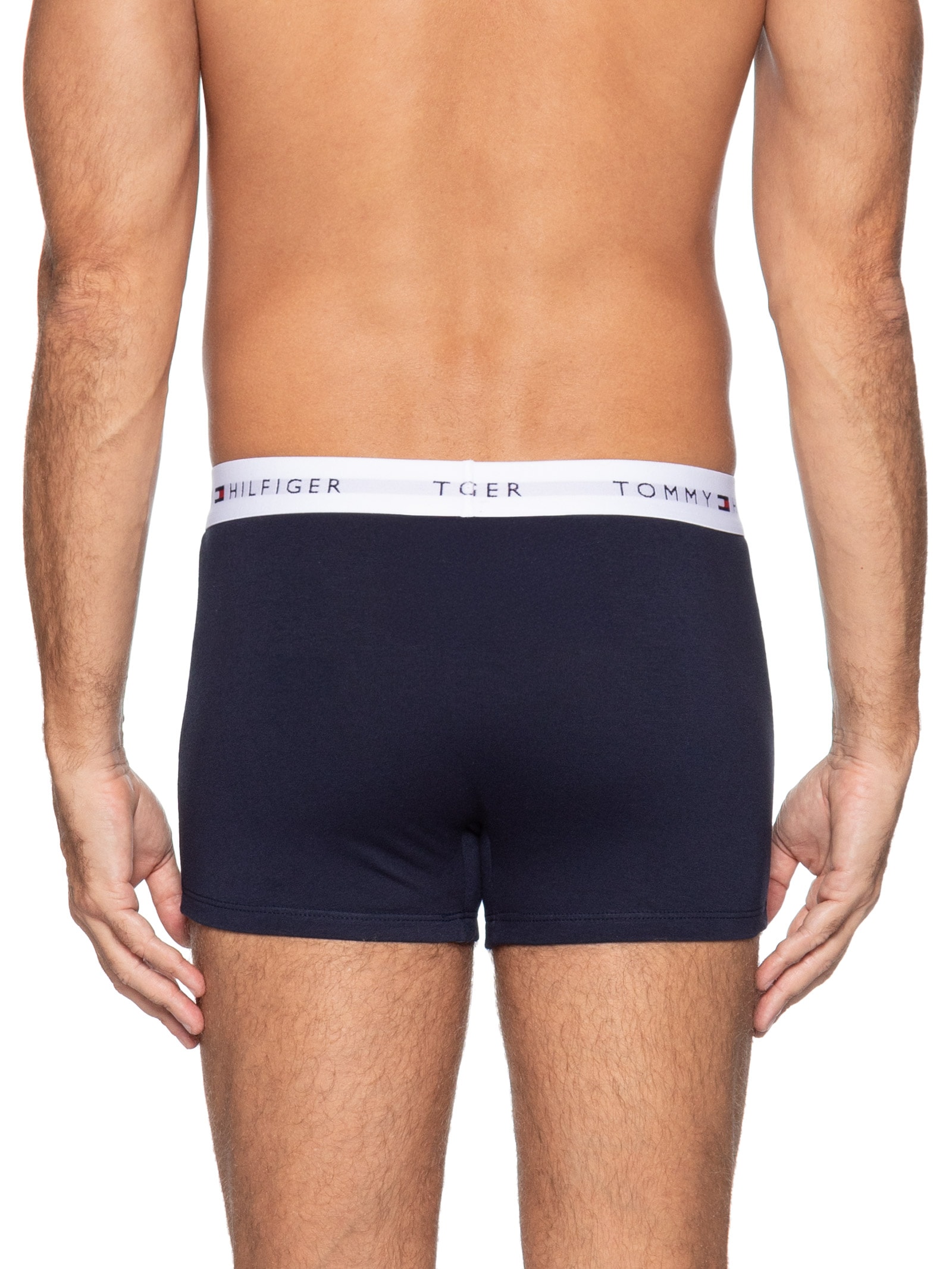 Kit 2 Cuecas TH Boxer Brief Em Algodão Branco Tommy Hilfiger