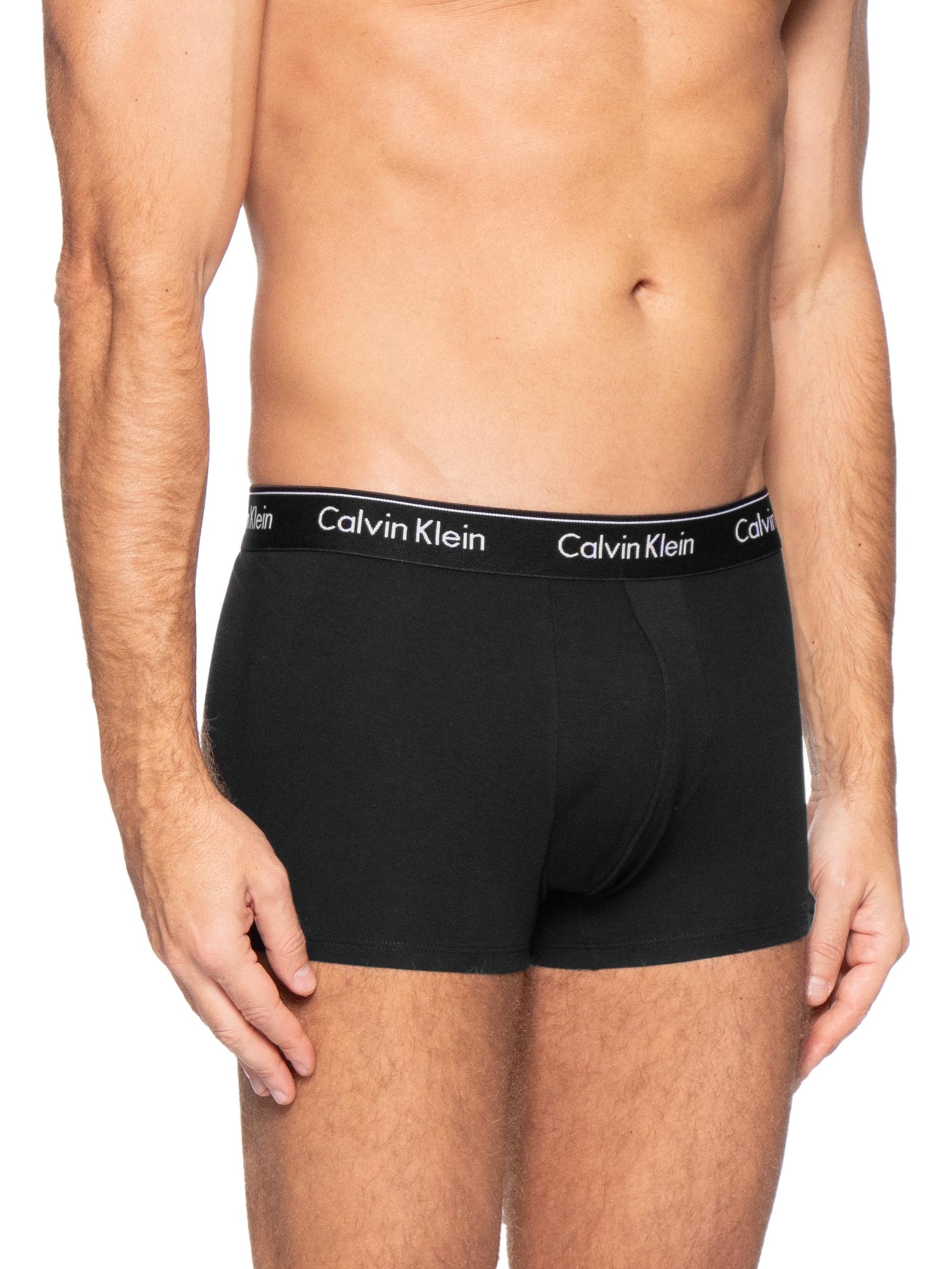 Kit 2 Cuecas Trunk Modern Cotton  Azul Calvin Klein Underwear