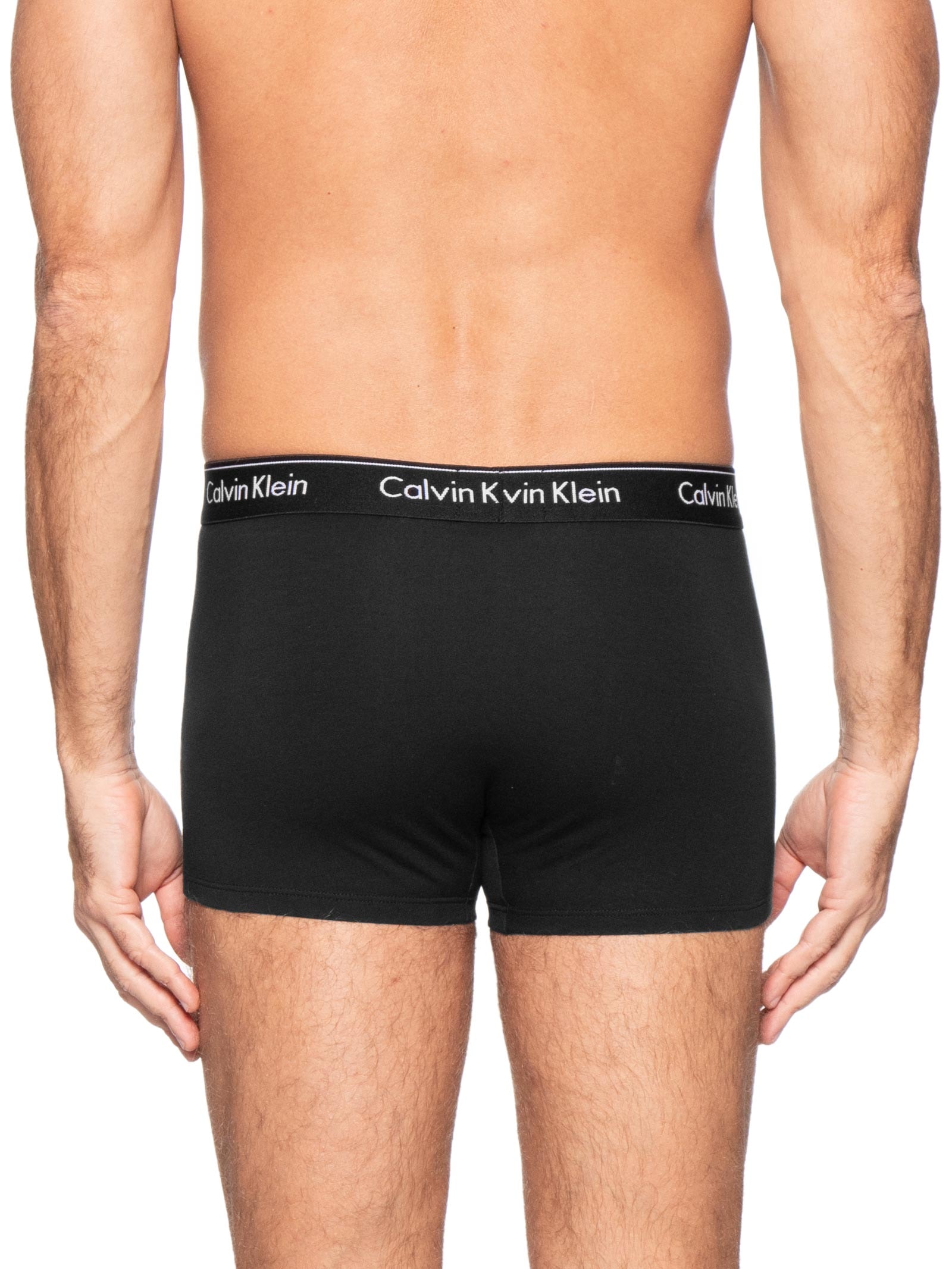 Kit 2 Cuecas Trunk Modern Cotton  Azul Calvin Klein Underwear