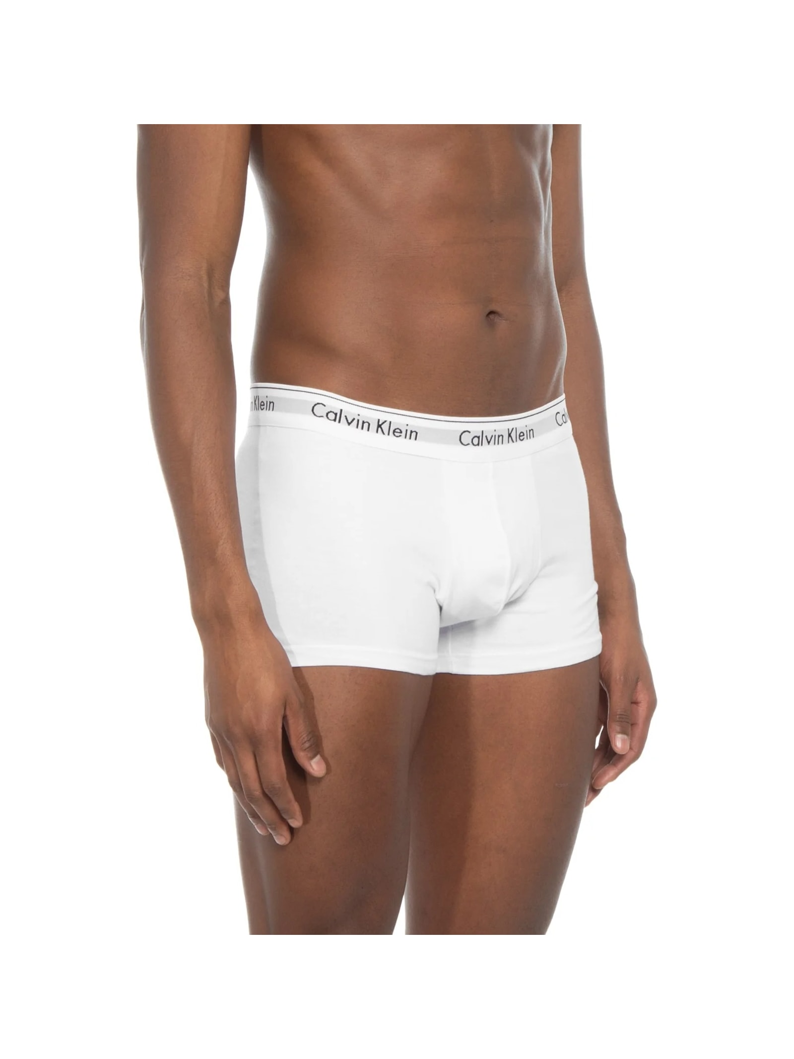 Kit 2 Cuecas Trunk Modern Cotton Branco Calvin Klein Underwear