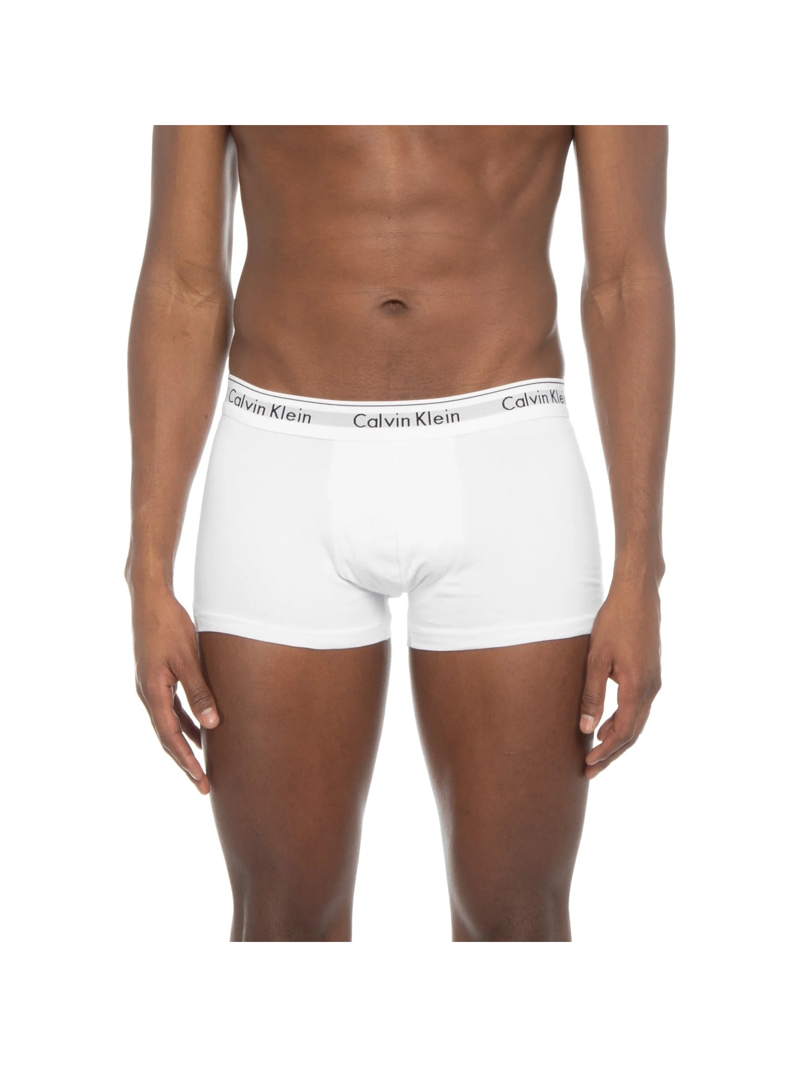 Kit 2 Cuecas Trunk Modern Cotton Branco Calvin Klein Underwear