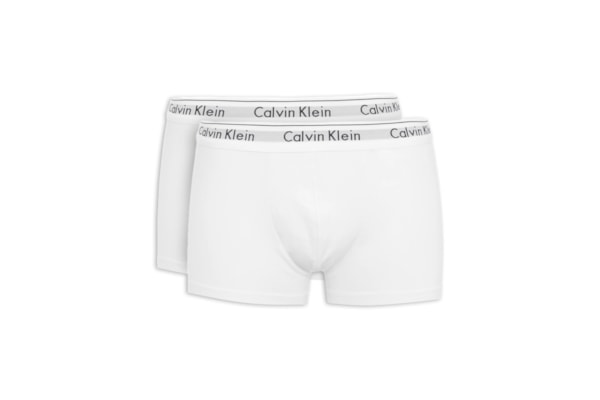 Kit 2 Cuecas Trunk Modern Cotton - Branco