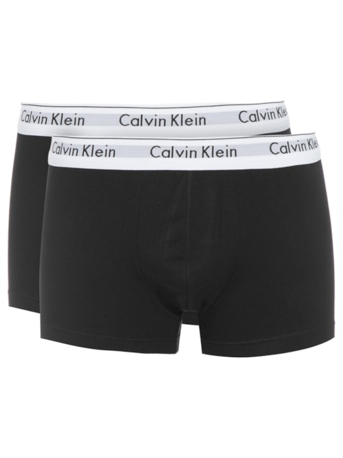 Kit 2 Cuecas Trunk Modern Cotton - Preto