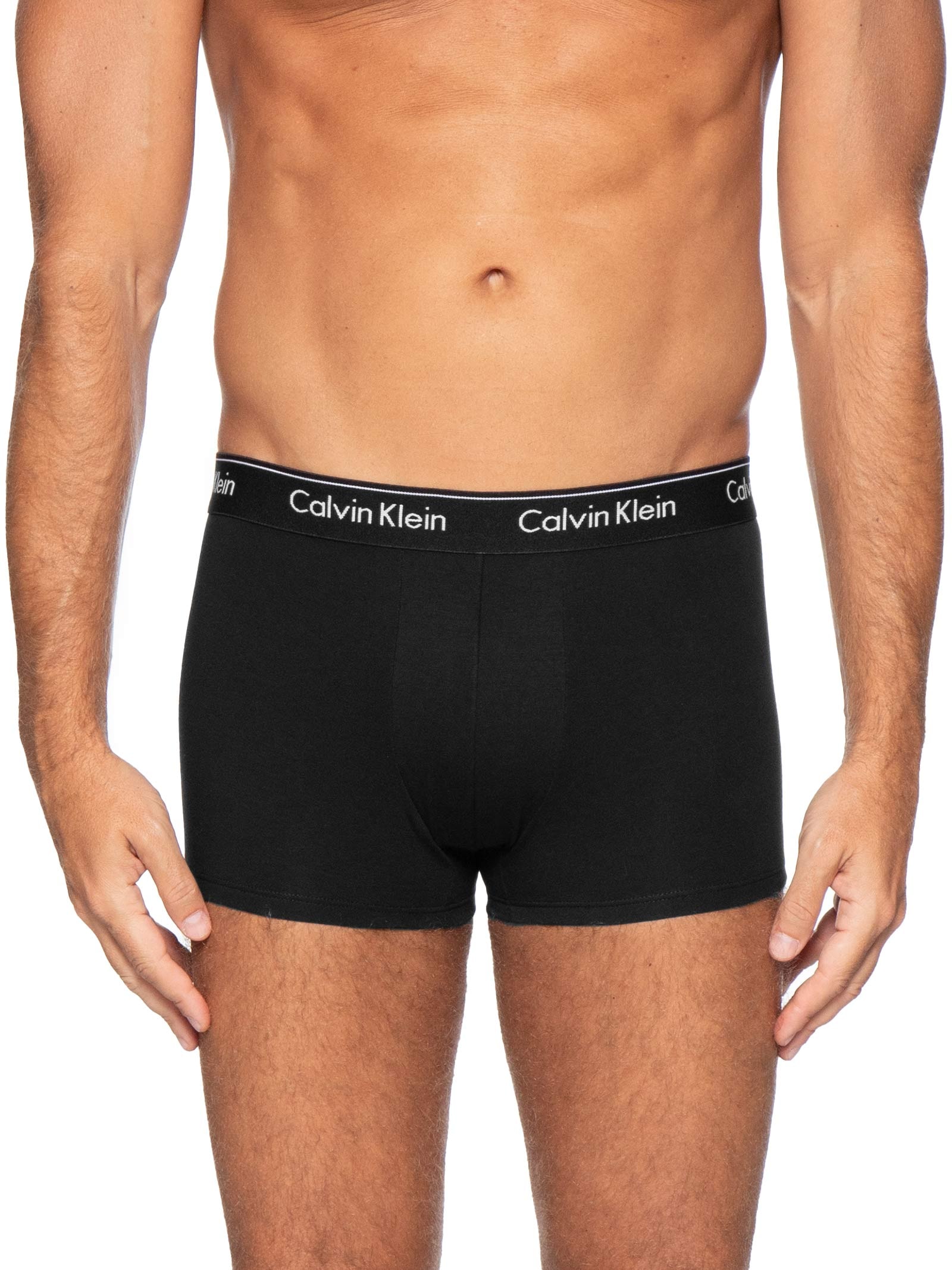 Kit 2 Cuecas Trunk Modern Em Algodão Verde Calvin Klein Underwear