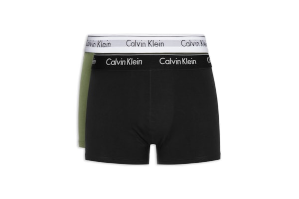 Kit 2 Cuecas Trunk Modern Em Algodão - Verde