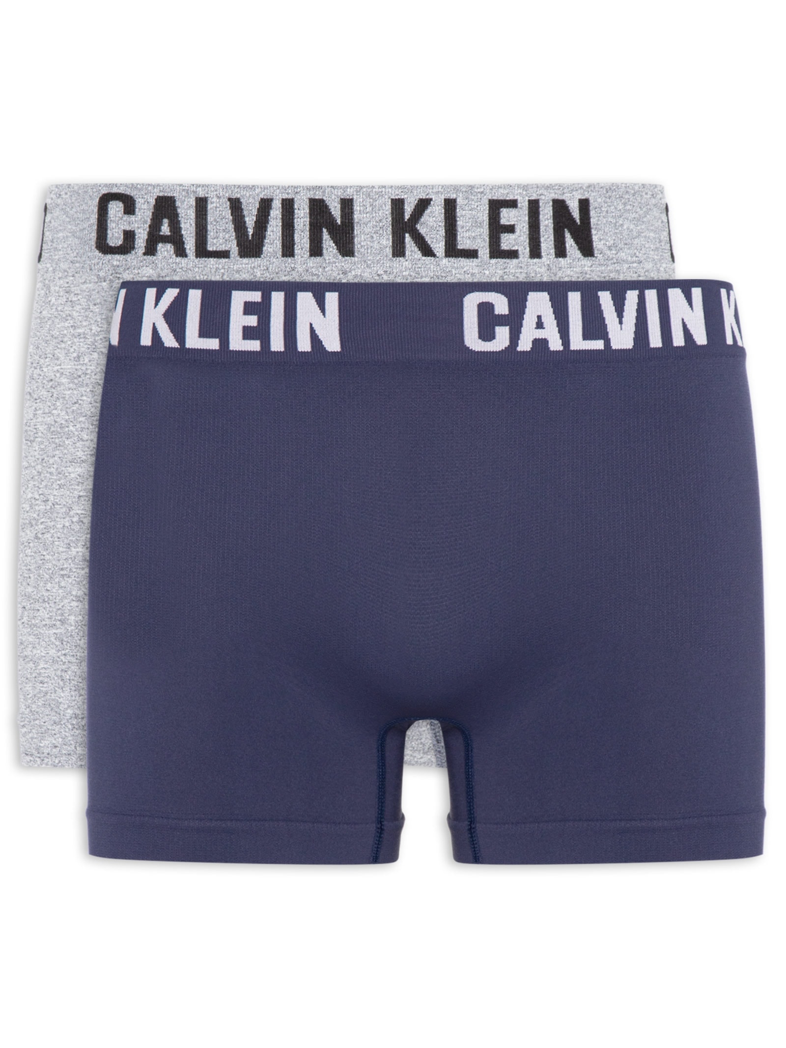 Kit 2 Cuecas Trunk Sem Costura Azul Calvin Klein Underwear