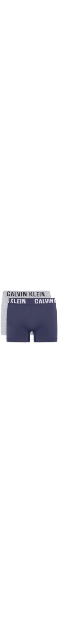 Kit 2 Cuecas Trunk Sem Costura - Azul