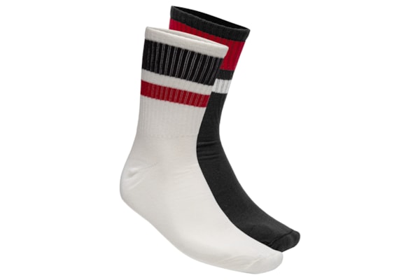 Kit 2 Meia Cano Alto Riva Masculina  – Branco