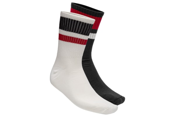 Kit 2 Meia Cano Alto Riva Masculina  – Branco