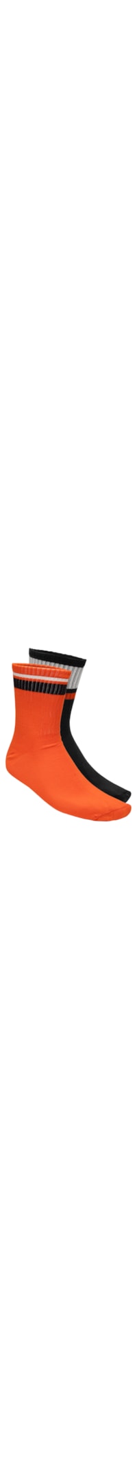 Kit 2 Pares De Meia Masculina Riva Mix - Preto