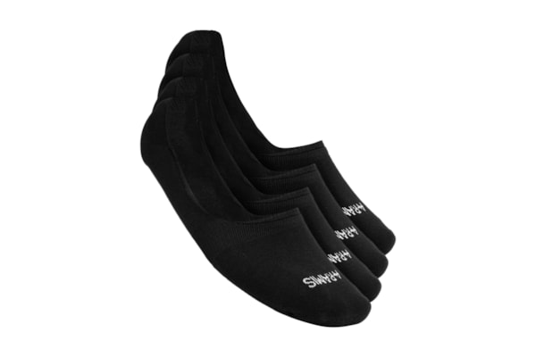 Kit 2 Pares de Meias Masculinas Invisíveis - Preto