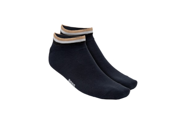 Kit 2 Pares Meias Masculina Uni Stripe CC - Azul