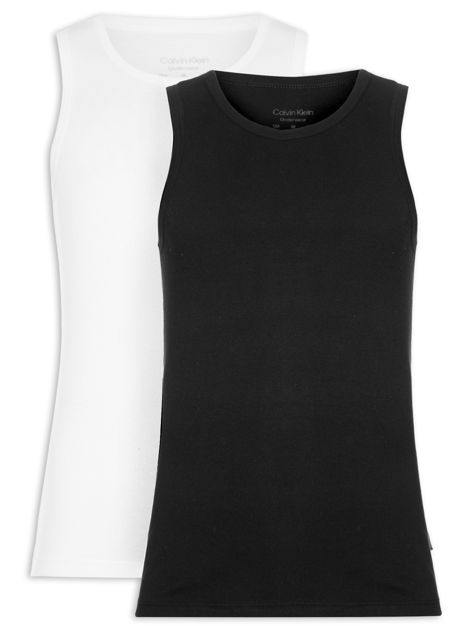 Kit 2 Regatas Masculinas Ribana Algodão  Calvin Klein Underwear