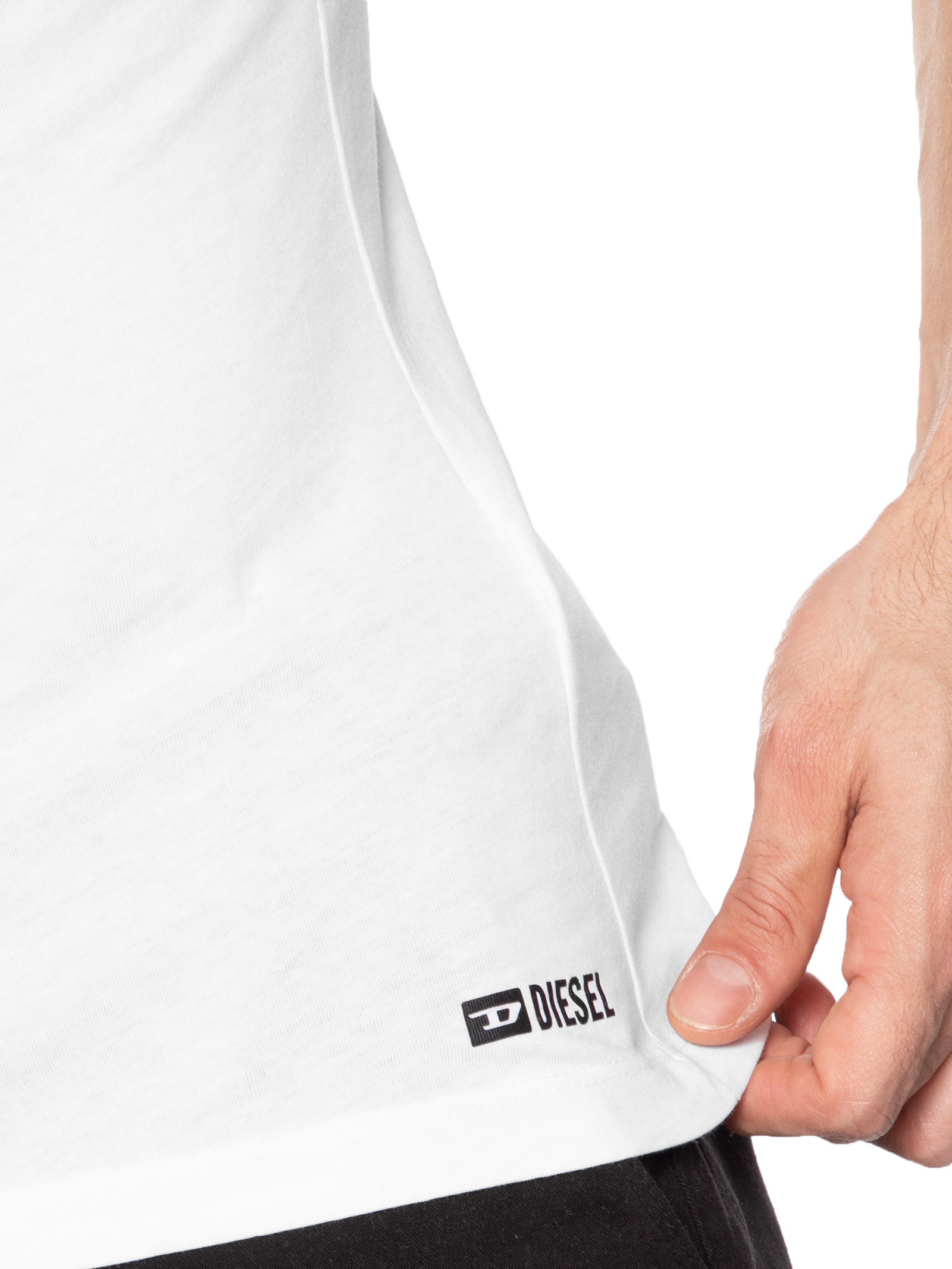 Kit 2 Regatas Masculinas Walty D-Box Branco Diesel