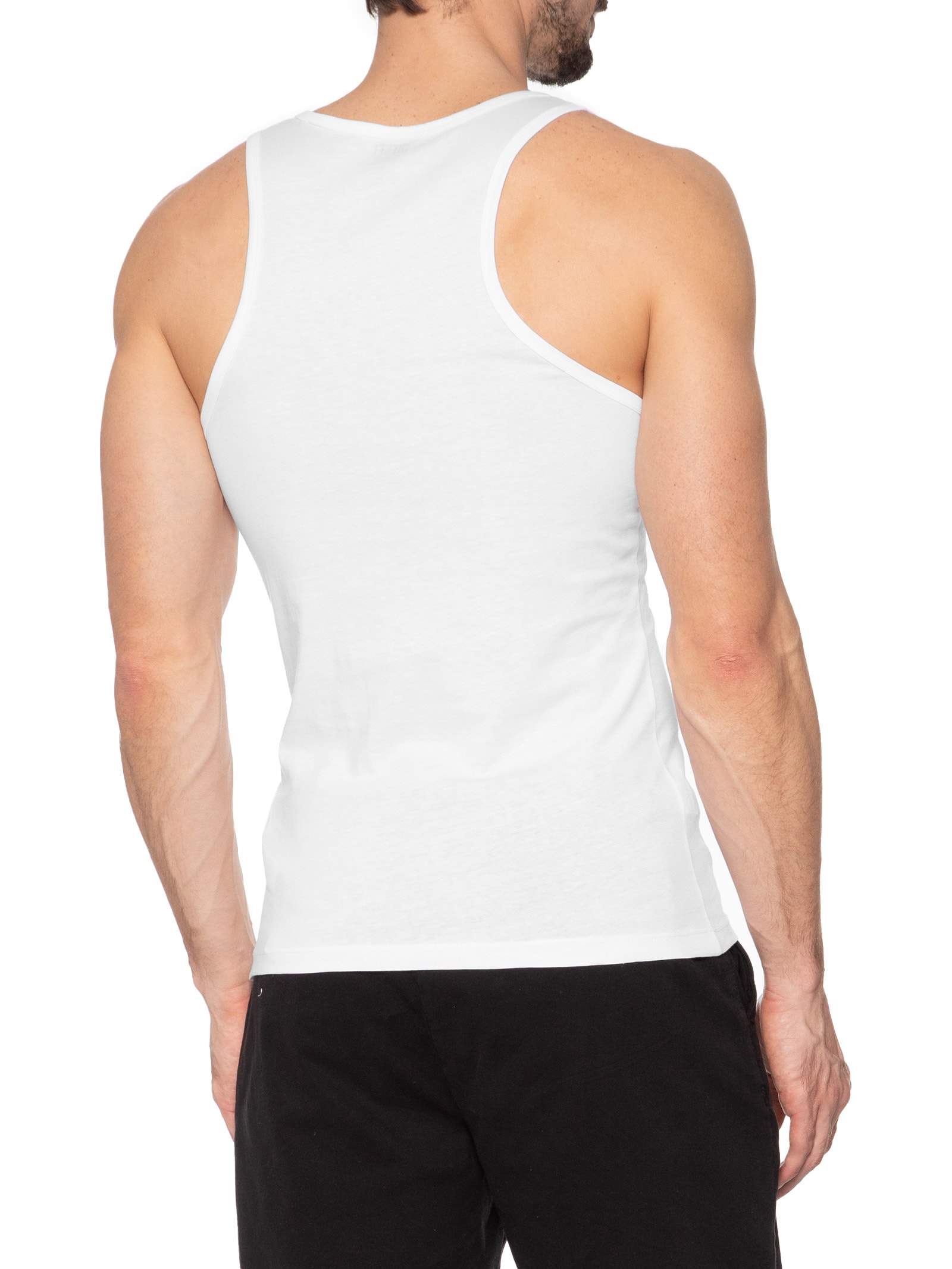 Kit 2 Regatas Masculinas Walty D-Box Branco Diesel