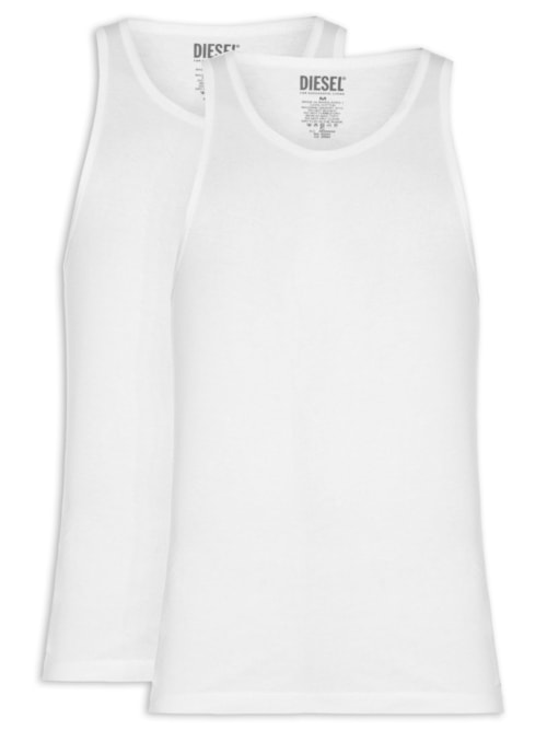 Kit 2 Regatas Masculinas Walty D-Box – Branco