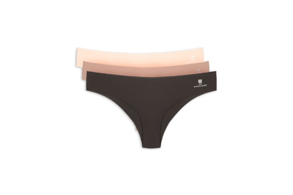 Kit 3 Calcinhas Bikini - Marrom
