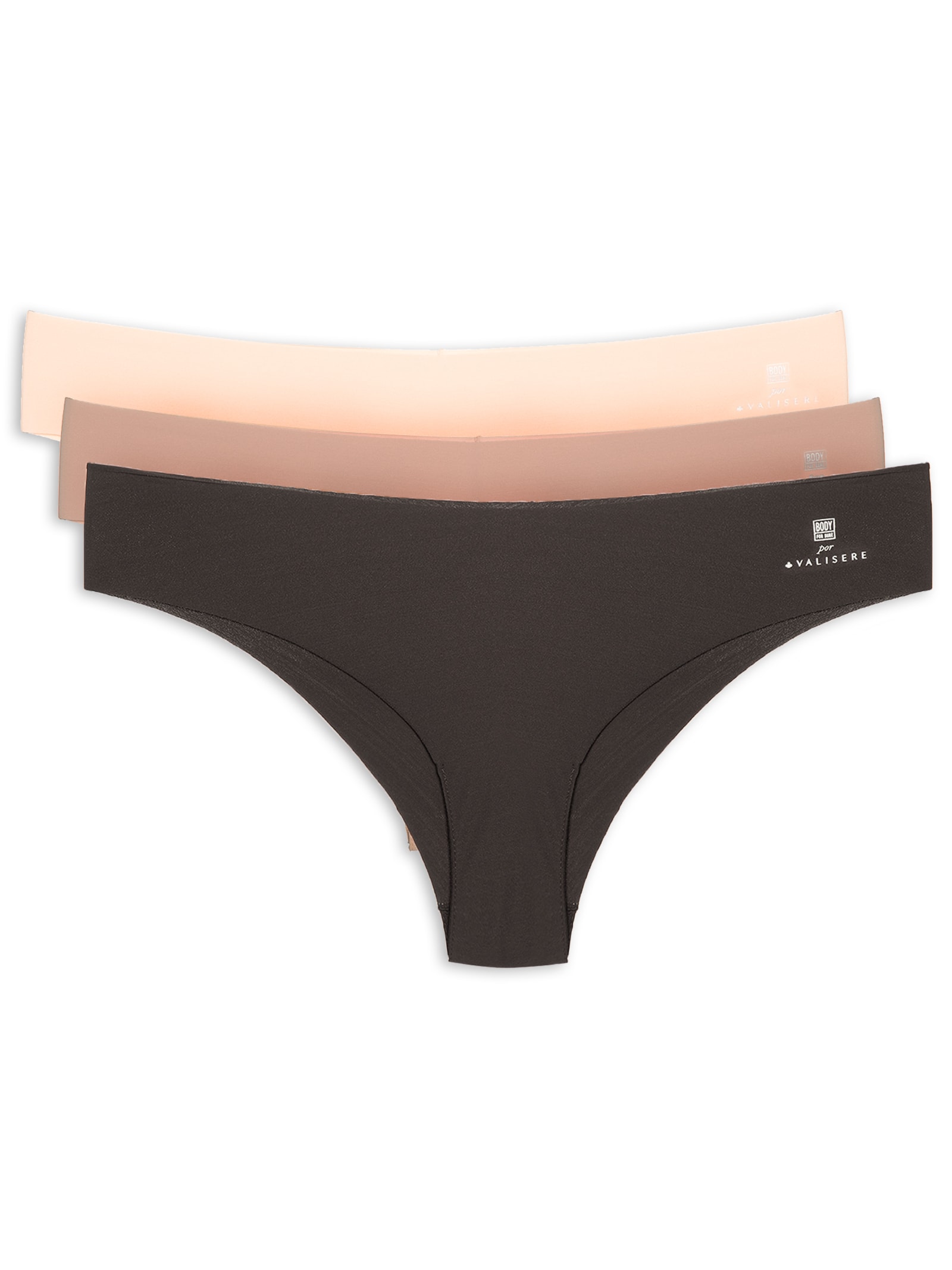 Kit 3 Calcinhas Bikini – Marrom Valisere