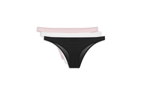 Kit 3 Calcinhas Tanga - Preto