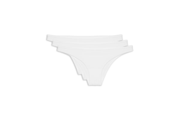 Kit 3 Calcinhas Tanga – Branco