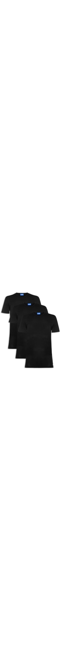 Kit 3 Camisetas Masculina - Preto