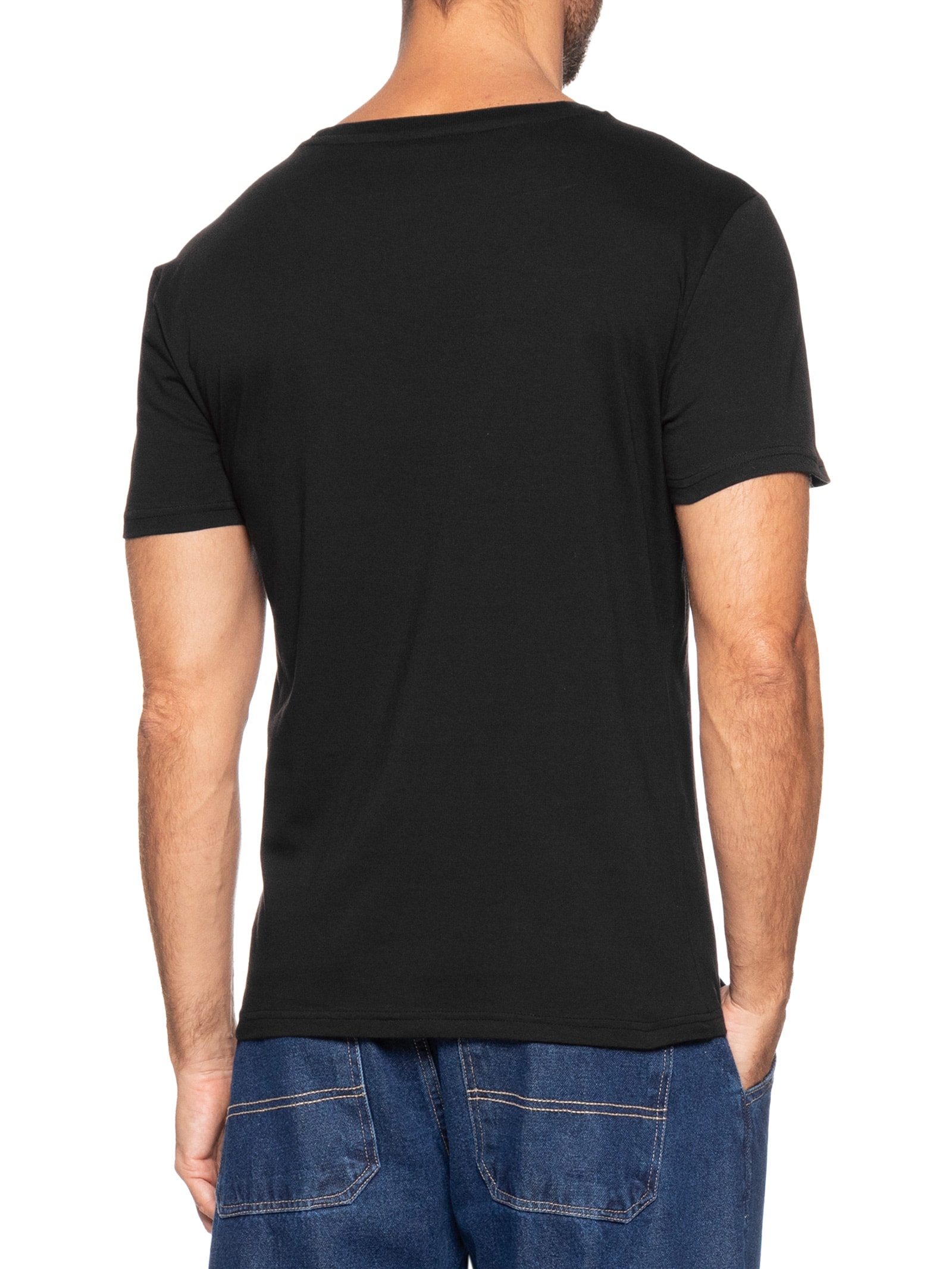 Kit 3 Camisetas Masculinas Básicas Em Algodão Tommy Hilfiger