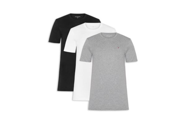 Kit 3 Camisetas Masculinas Básicas Em Algodão