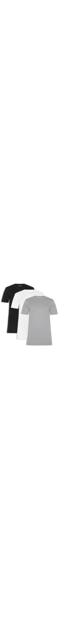 Kit 3 Camisetas Masculinas Básicas Em Algodão