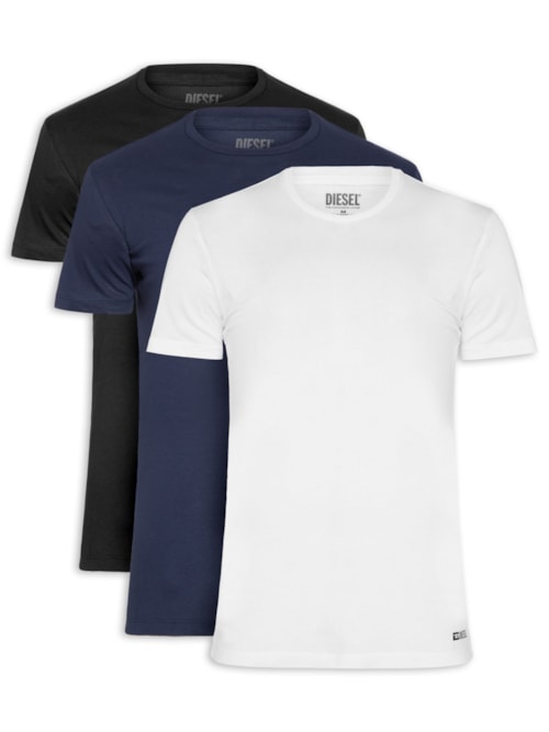 Kit 3 Camisetas Masculinas Randal-D-Box - Azul