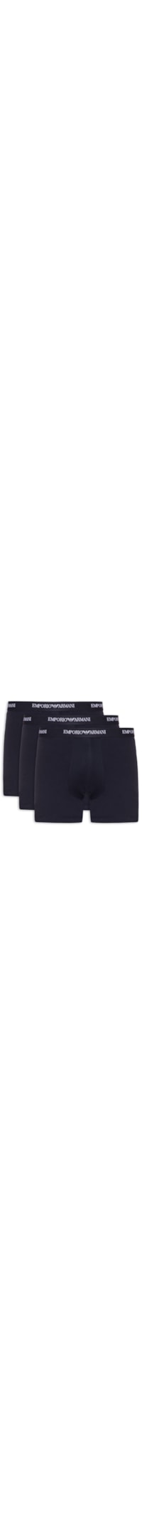 Kit 3 Cuecas Boxer Bottom - Azul