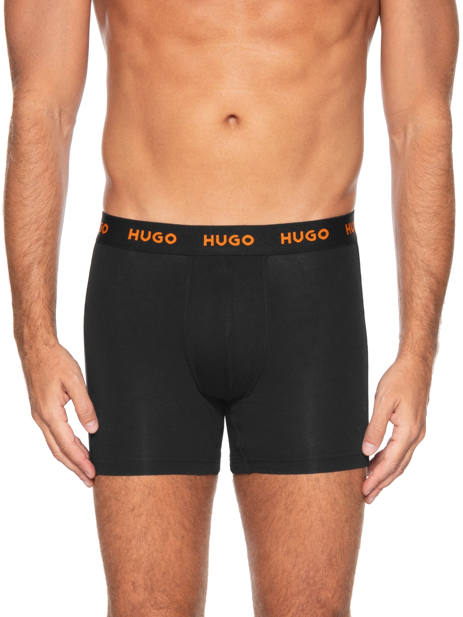 Kit 3 Cuecas Boxer Brief Triple Azul Hugo