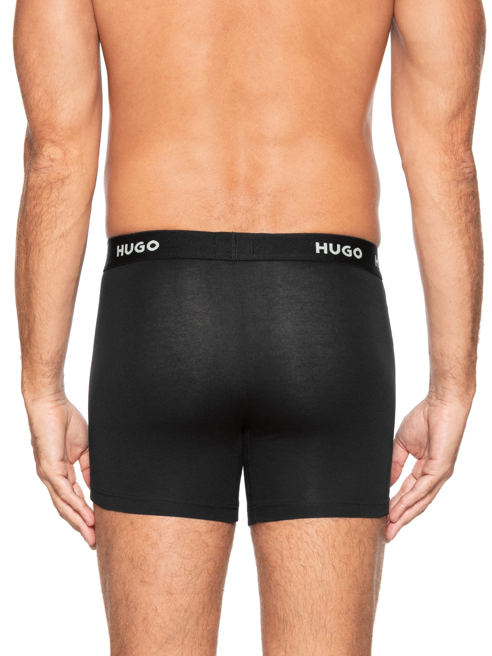 Kit 3 Cuecas Boxer Brief Triple Azul Hugo