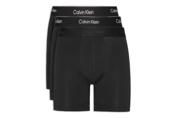 Kit 3 Cuecas Boxer Icon Cotton Strech – Cinza