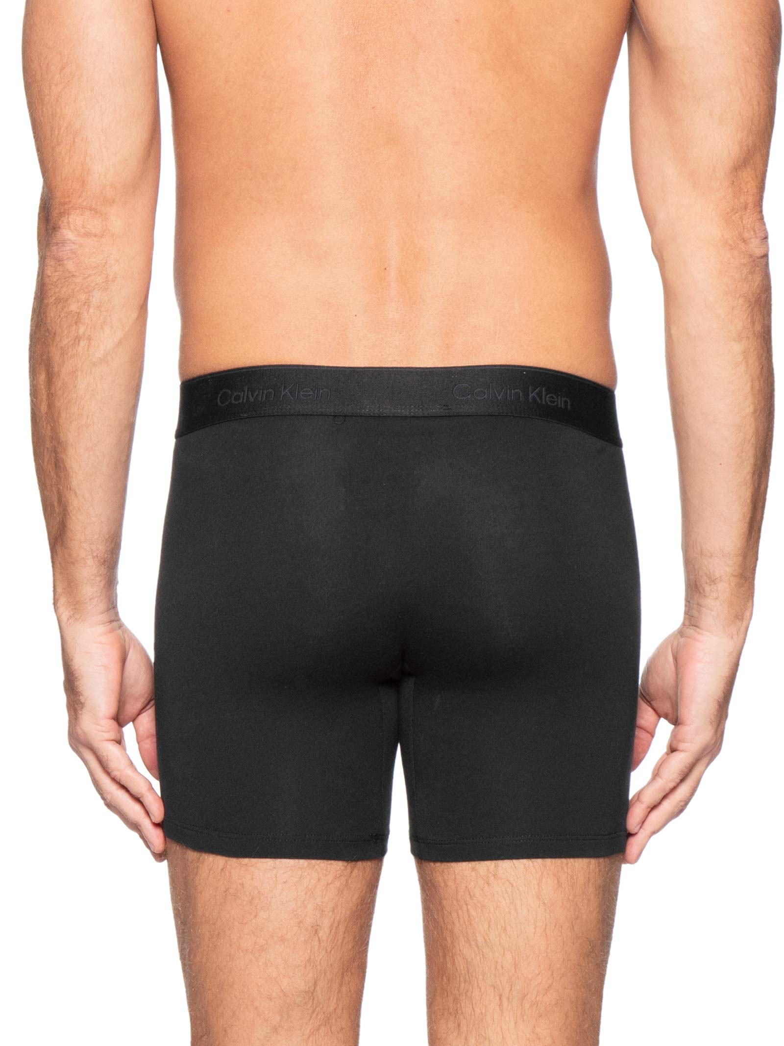 Kit 3 Cuecas Boxer Icon Cotton Strech – Cinza Calvin Klein Underwear