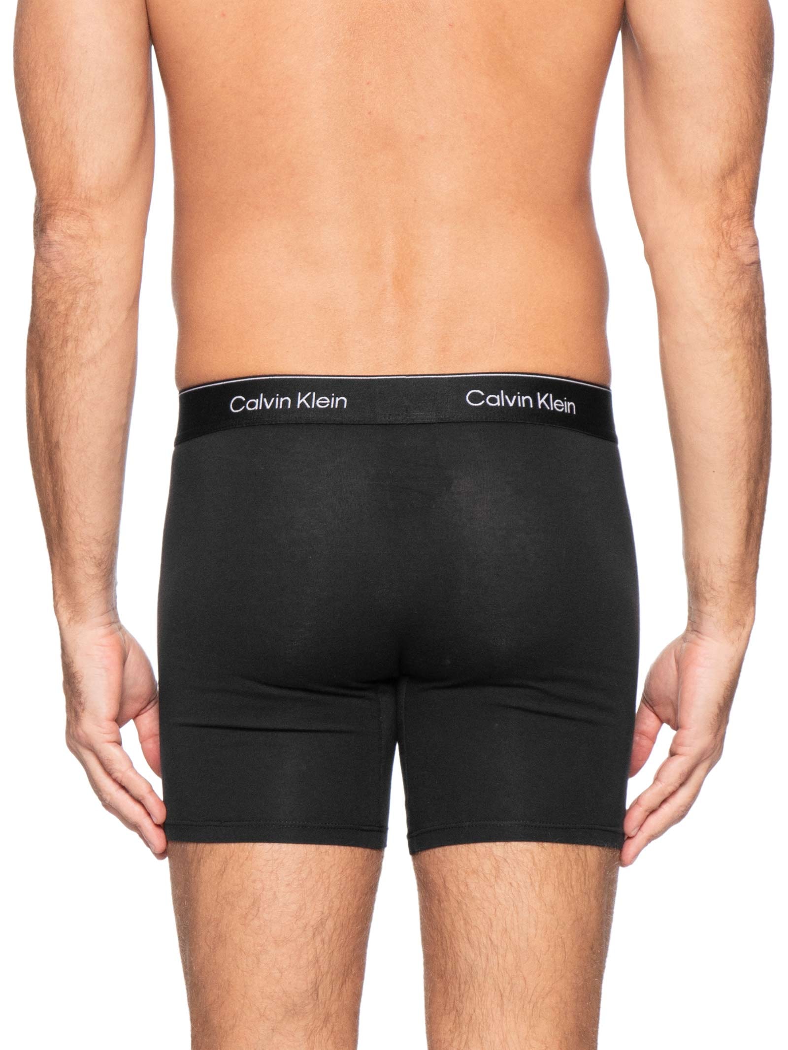 Kit 3 Cuecas Boxer Icon Cotton Strech – Cinza Calvin Klein Underwear