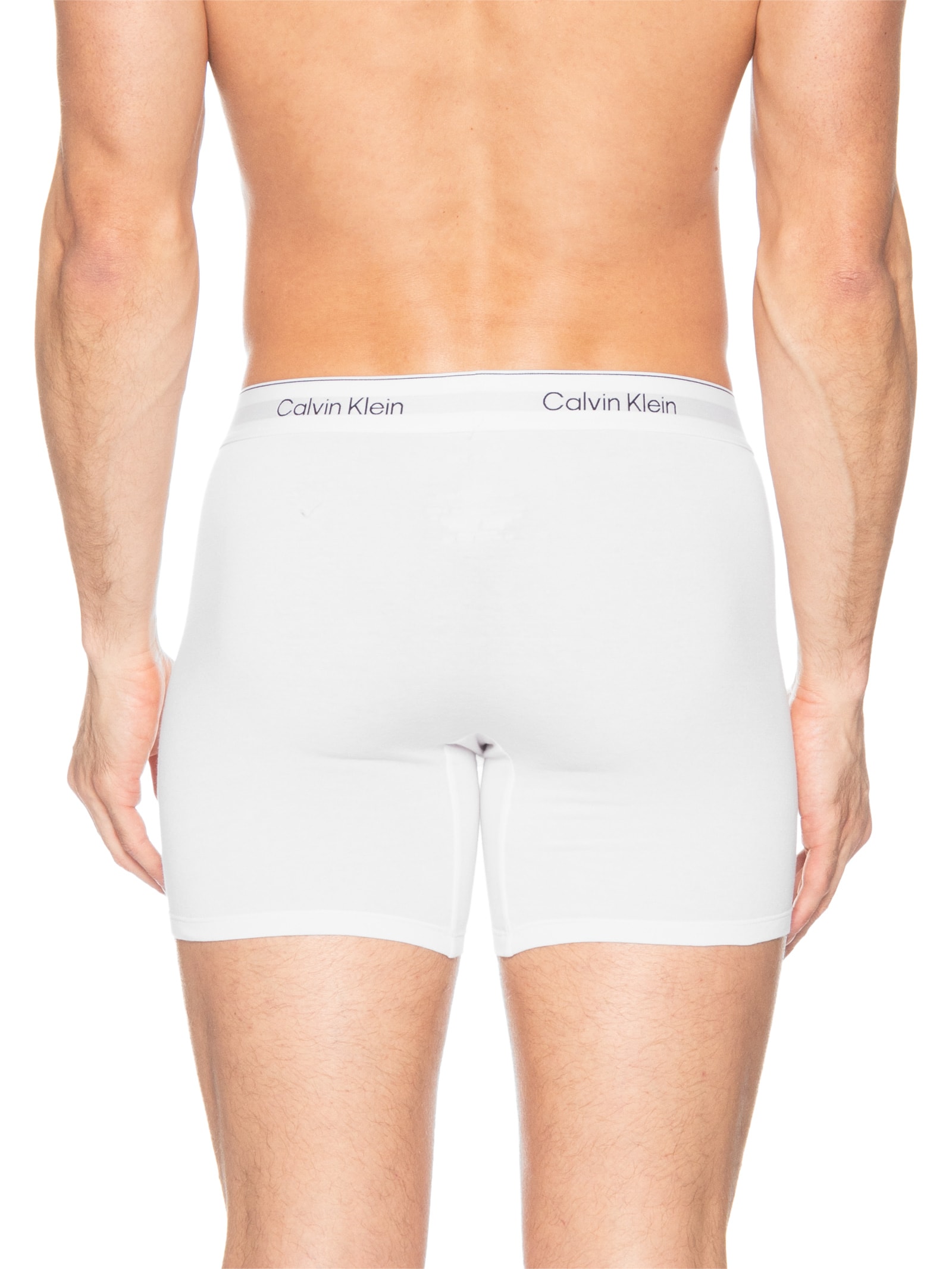 Kit 3 Cuecas Boxer Icon Cotton Stretch Preto Calvin Klein Underwear
