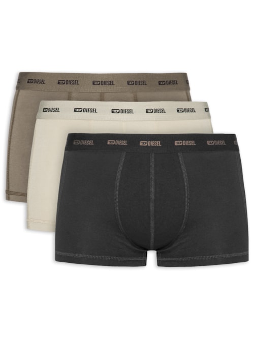 Kit 3 Cuecas Boxer Masculina Damien-Utlt - Preto