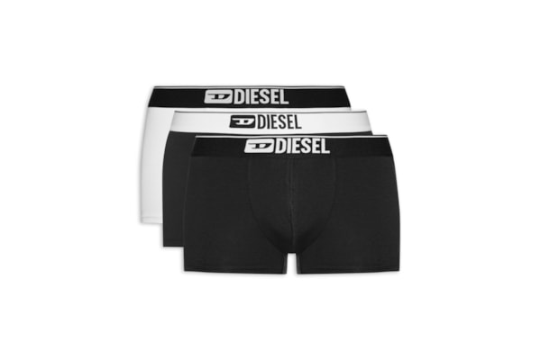 Kit 3 Cuecas Boxer Masculinas – Branco