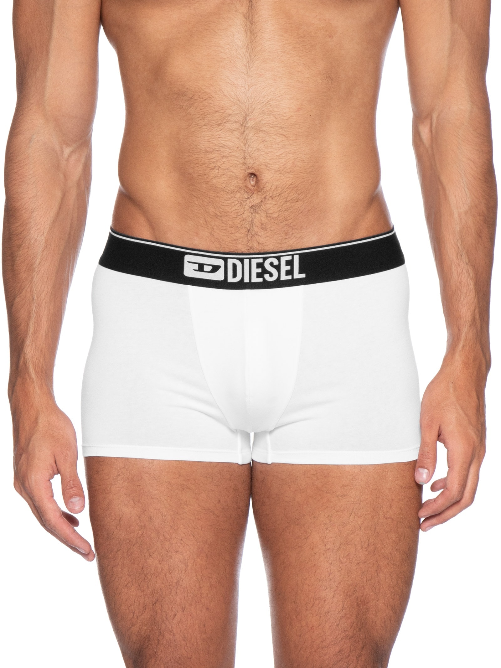 Kit 3 Cuecas Boxer Masculinas – Branco Diesel