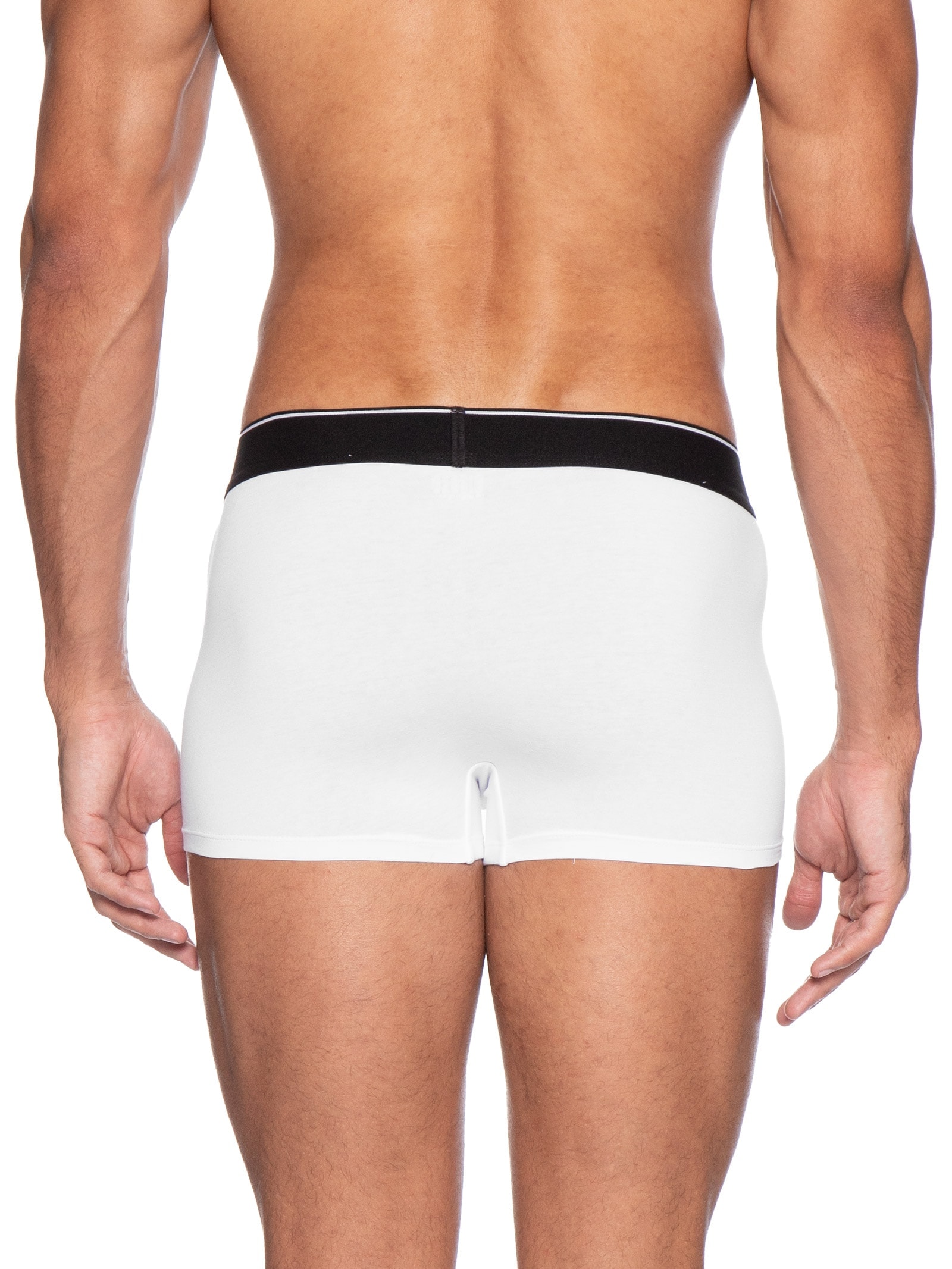 Kit 3 Cuecas Boxer Masculinas – Branco Diesel