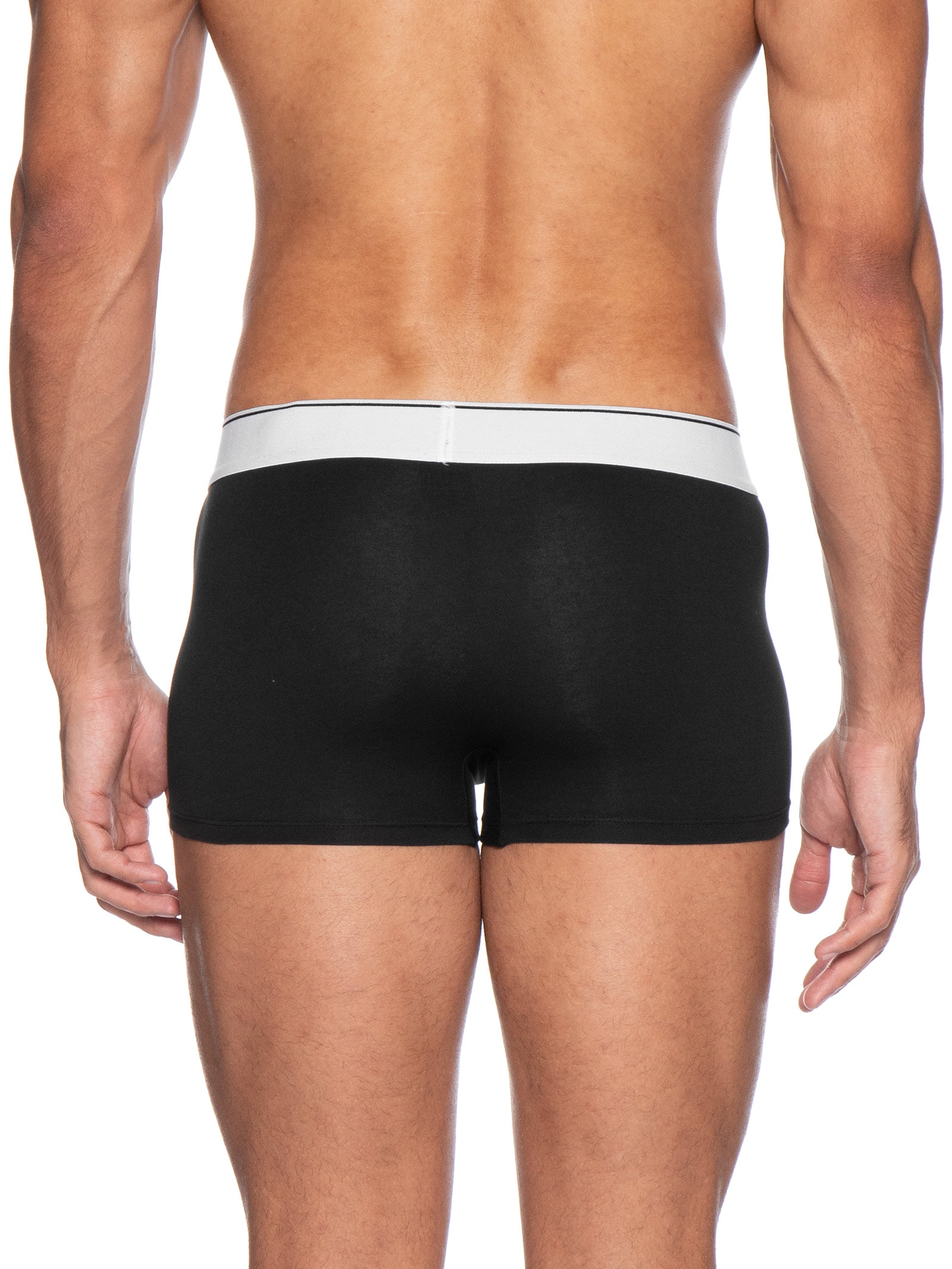 Kit 3 Cuecas Boxer Masculinas – Branco Diesel