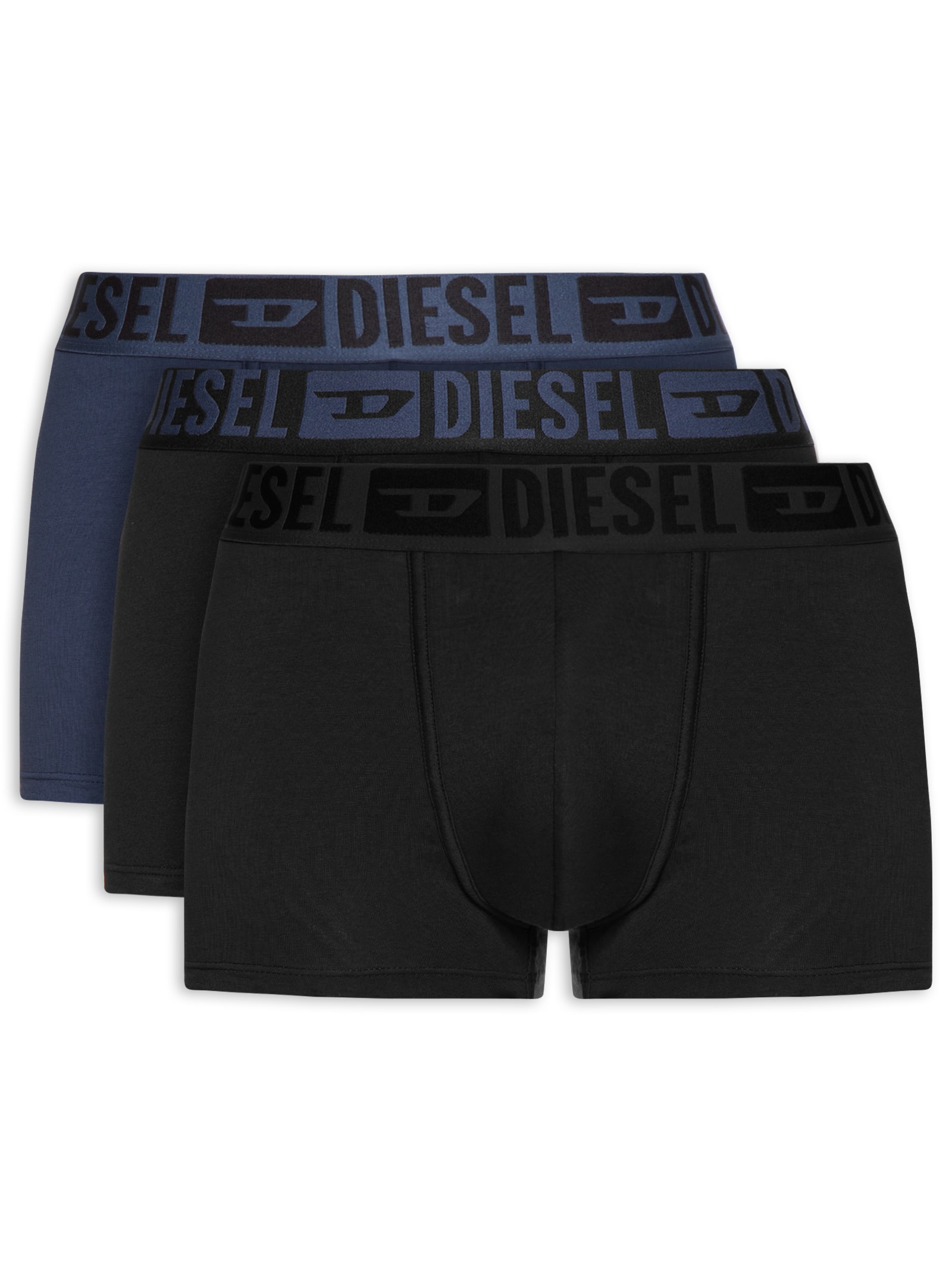 Kit 3 Cuecas Boxer Mike-D-Core – Azul Diesel