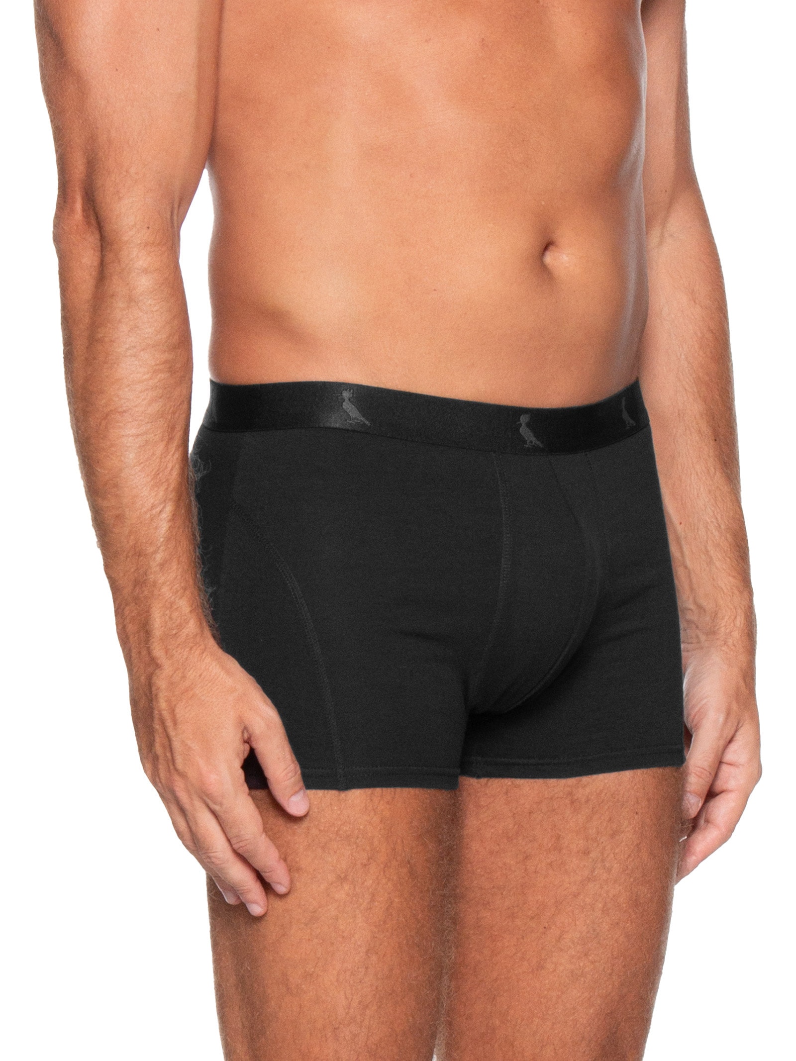 Kit 3 Cuecas Boxer Reserva Algodão Preto Reserva